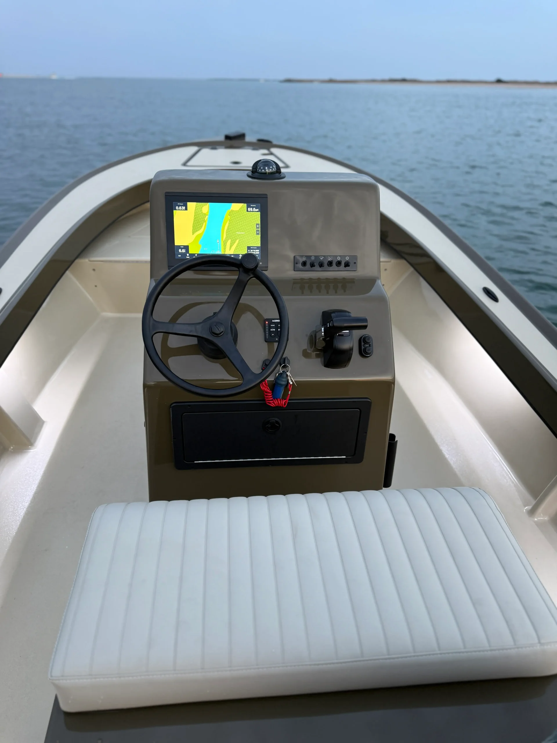 Custom Parker boat center console
