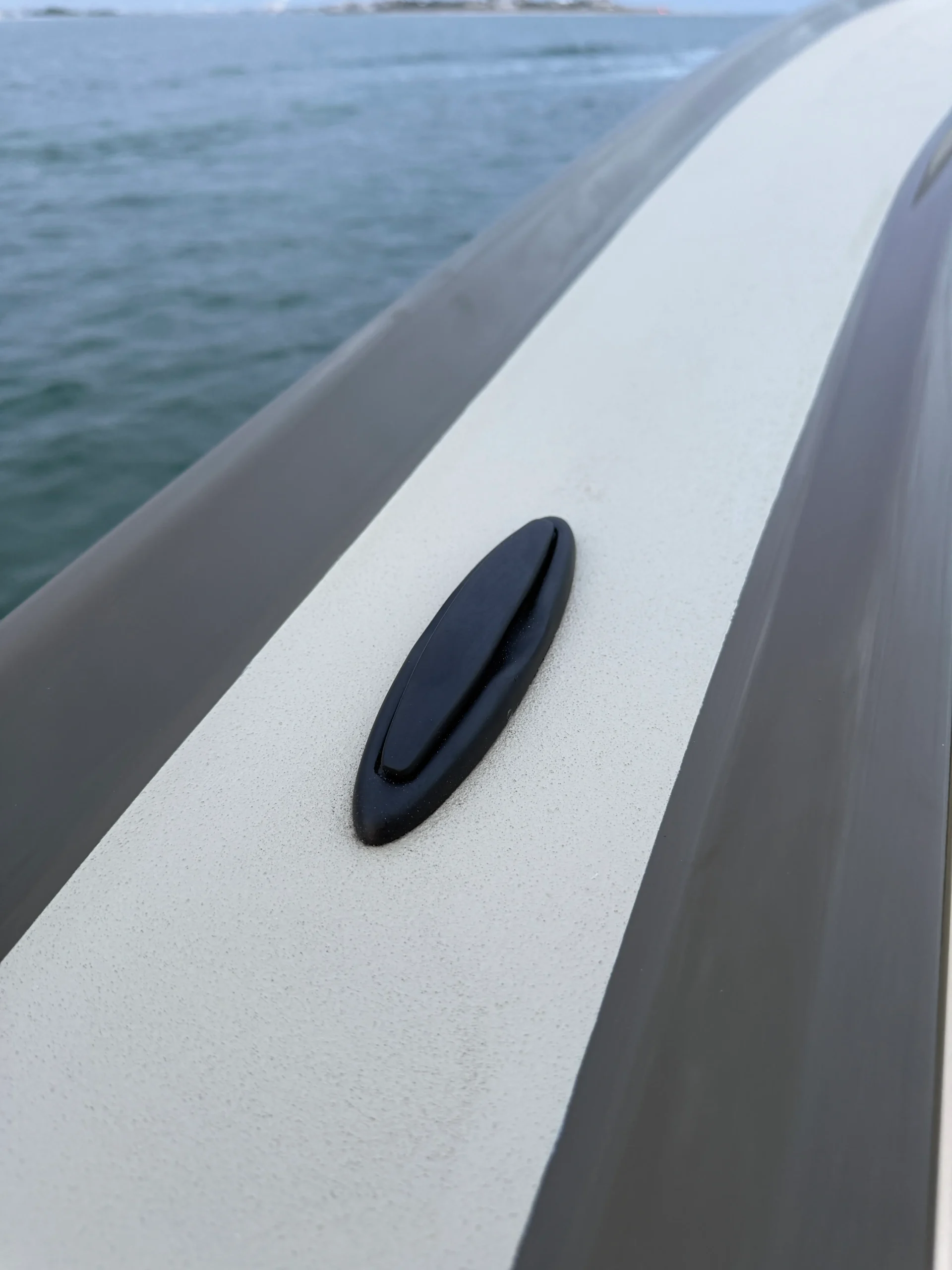 Parker boat gunwale detail